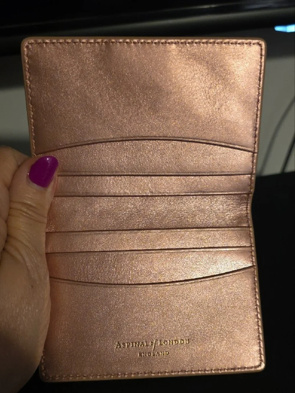 Sunrise Sunset Blush Pink Woven Clutch With Double Fold Credit Card Holder